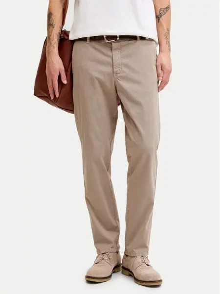 Chino kalhoty Jack & Jones béžové