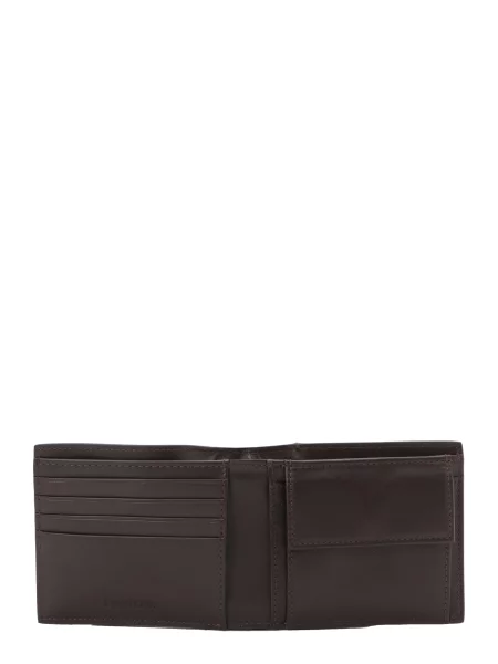 Portofel Calvin Klein Raised Billfold W/ Coin maro