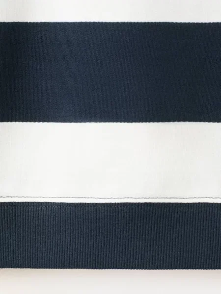 Bluza w paski boxy fit Dzieci lata MANGO KIDS granatowy
