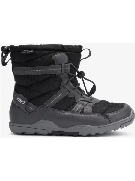 Buty trekkingowe Xero Shoes Alpine Pull On szare junior 31 czarne