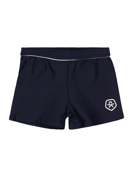 COLOR KIDS Pantaloni albastru închis alb