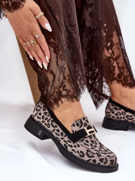 Кожени мокасини Vinceza от лакирана кожа черно