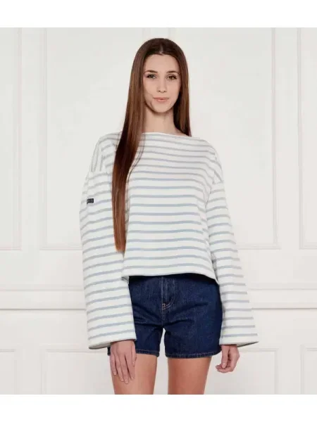 POLO RALPH LAUREN Blúz MARINER | Oversize fit kék