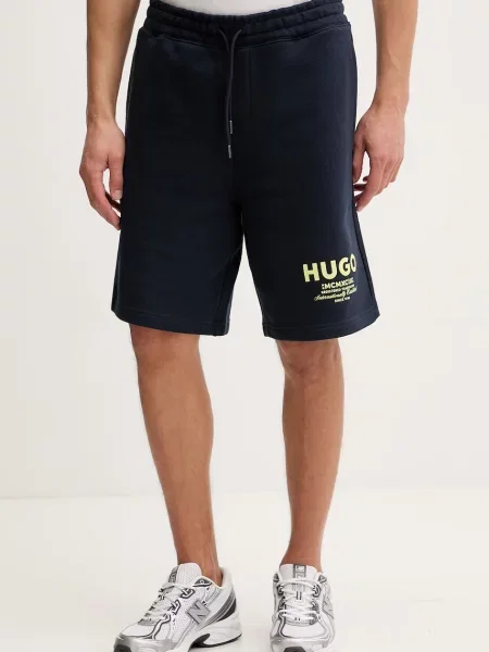 HUGO Blue szorty dresowe Nomario niebieskie