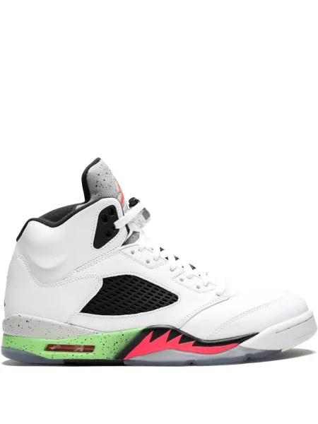 Sneakerși Jordan 5 Retro retro alb