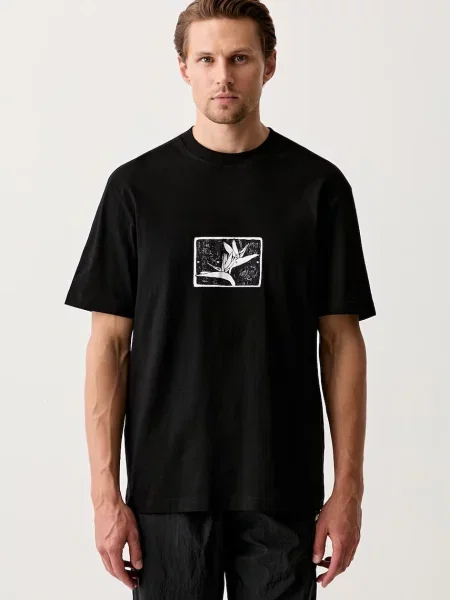 HUGO tricou pentru bărbați din Darise negru