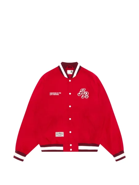 Geacă Aape By A Bathing Ape cu autograf roșu