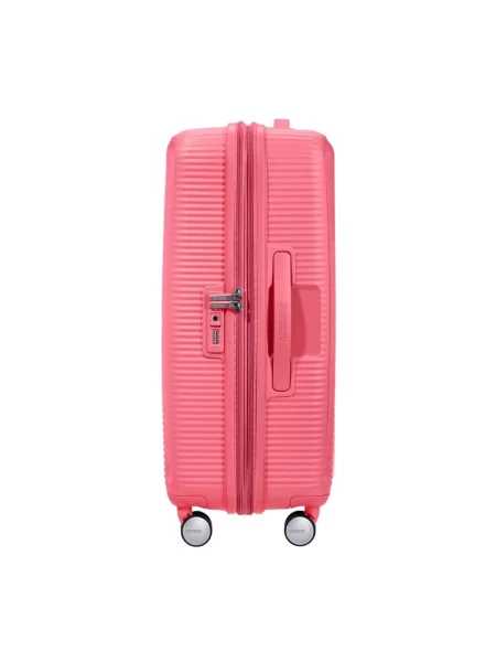 Walizka American Tourister Soundbox Spinner różowa