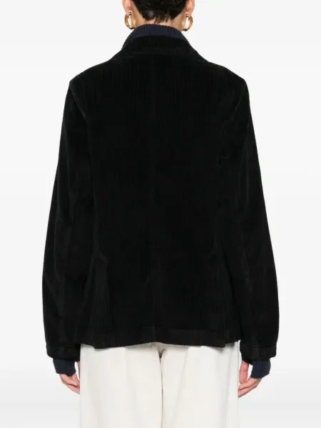 Sacou True Avenue de catifea cord negru