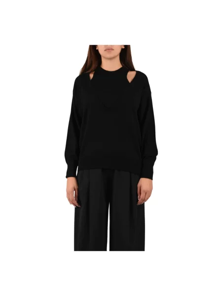 Sweter Meimeij wełniany czarny