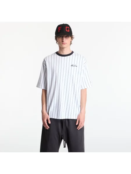 Тениска New Era Pinstripe OS Tee UNISEX Optic White/ Navy S бяло