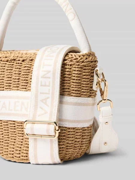 Valentino Bags torebka koszyk BOHO beżowa