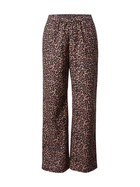 Lindex Spodnji del pižame rjava / svetlo rjava črna