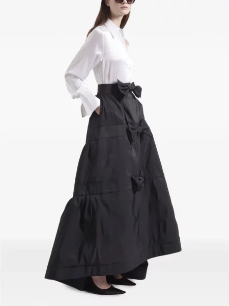 Fusta maxi Nina Ricci cu funde negru