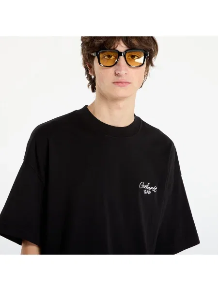 Tričko Carhartt Wip s aplikacemi bílé