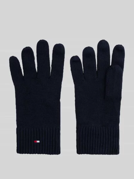 Rękawiczki Tommy Hilfiger granatowe