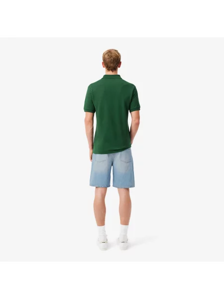 Lacoste Denimowe Szorty Straight Fit niebieskie