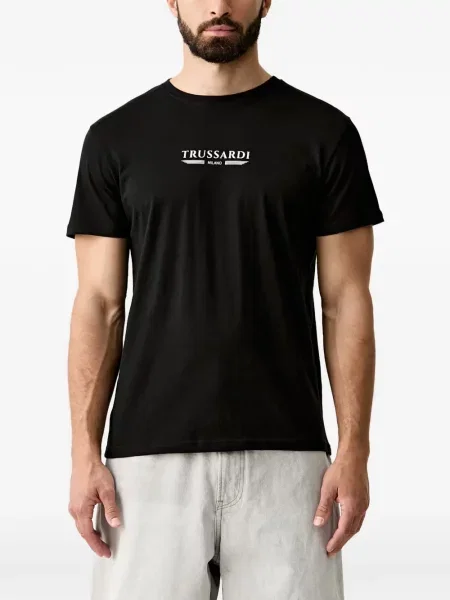 Tricou Trussardi cu imagine negru