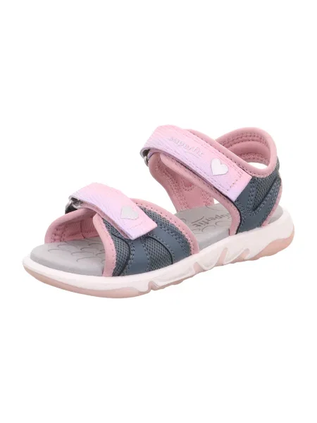SUPERFIT Sandale Pebbles opal / deschis roz