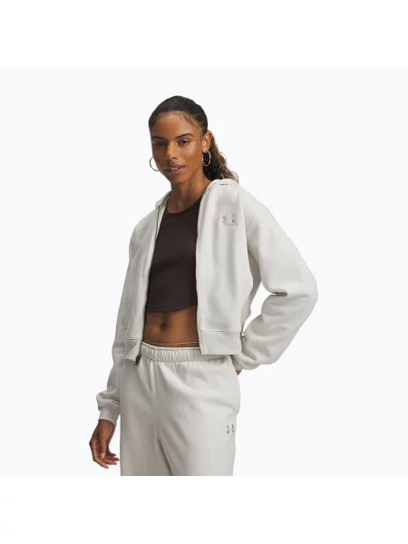 Тренувальна кофта Under Armour Icon Vida Fleece FZ Summit White/Summit White біла