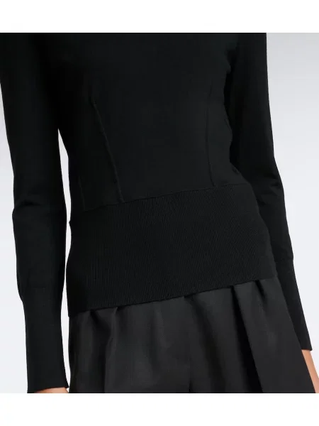 Pulover Max Mara de lână negru