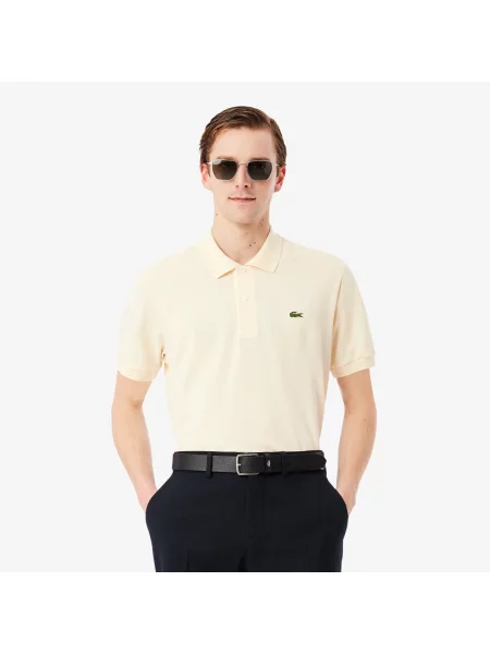 Lacoste поло чоловіче Classic Fit бежеве