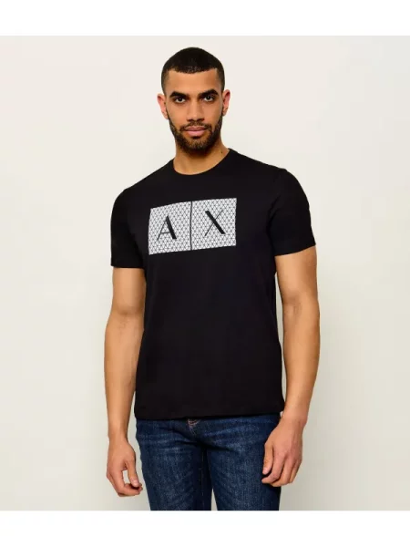 Armani Exchange Tricou negru