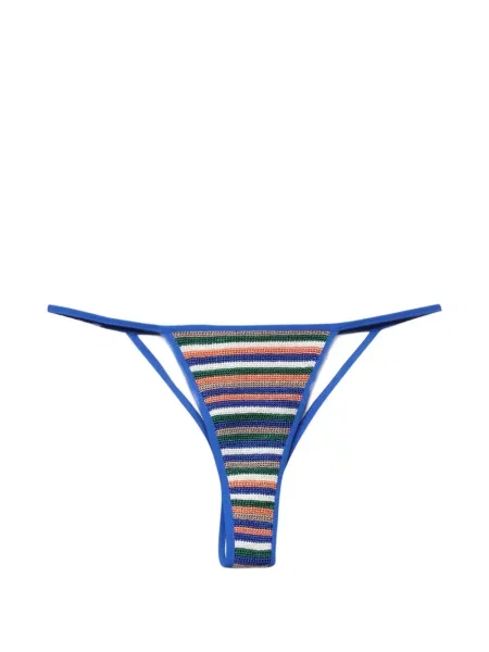 Bikini Christopher Esber tricotate albastru