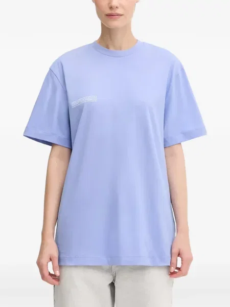 Tricou Pangaia cu imagine violet