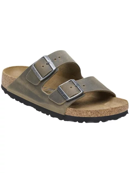 Papucs Birkenstock Arizona Faded Khaki zöld