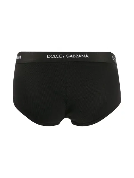 Džersio kelnaitės Dolce & Gabbana su autografu juoda