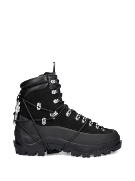Buty trekkingowe Heliot Emil sznurowane koronkowe trekkingowe czarne