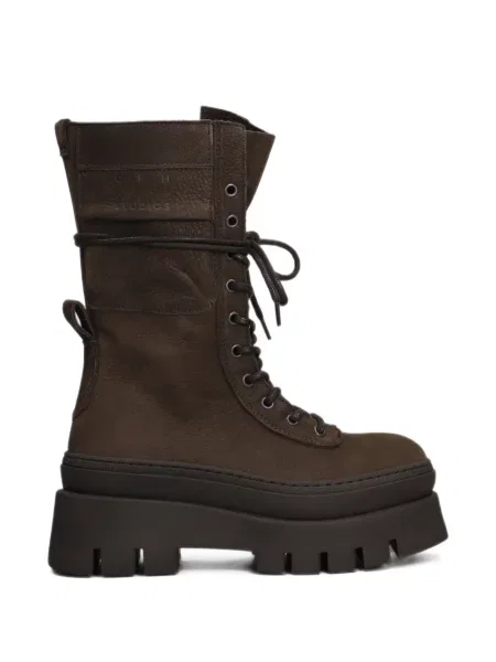 Botine Copenhagen cu platformă maro