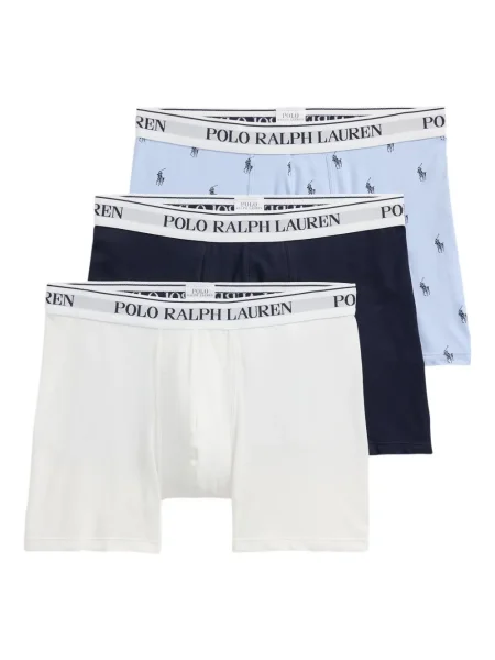 Tricou polo Polo Ralph Lauren cu dungi cu glugă de in albastru