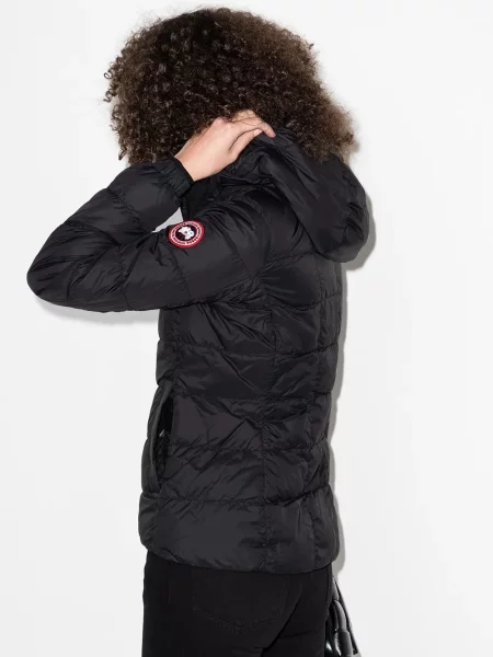 Kabát Canada Goose s kapucí černý