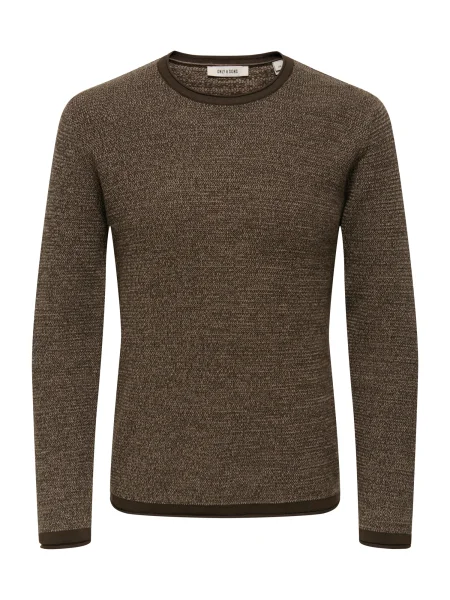Only & Sons Pulover ONSERIC închis maro