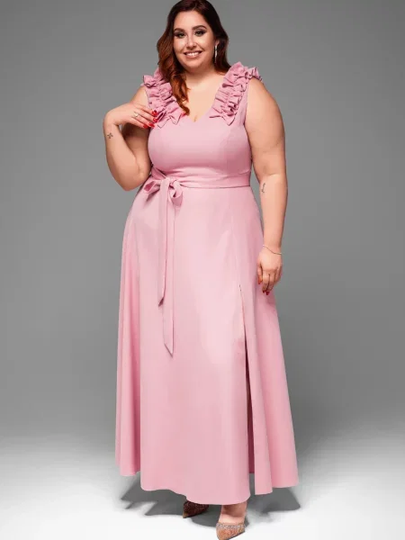 Rochie de seară Edoti roz