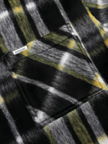 Kostkovaná košile Represent černá