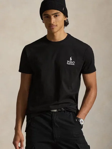 Polo Ralph Lauren JERSEY-SSL-TSH t-shirt ανδρικό λευκό