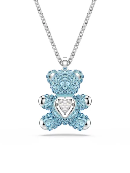 Ogrlica Swarovski TEDDY modra