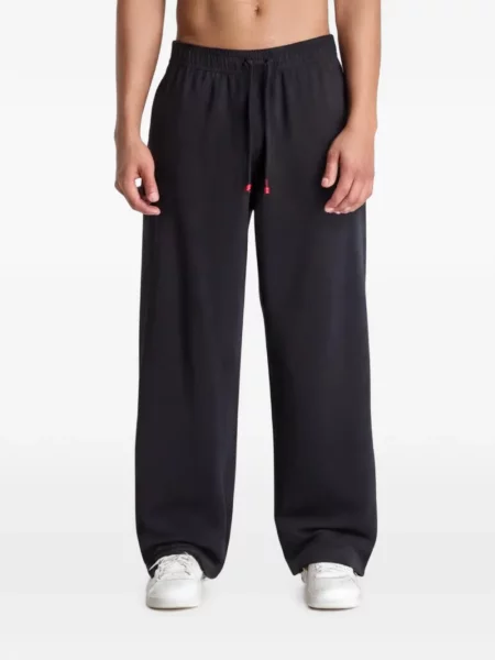 Pantaloni Jordan din fleece alergare negru