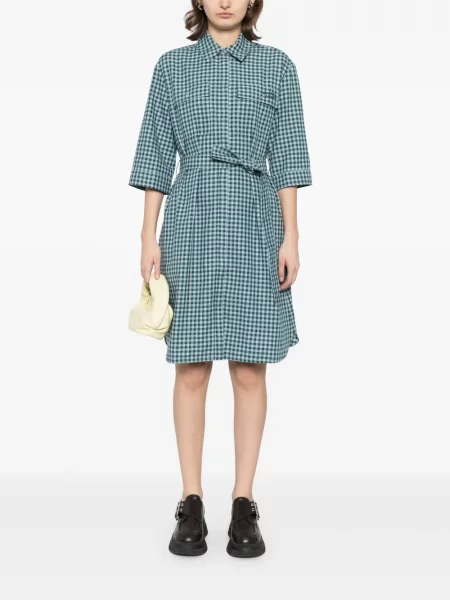 Rochie Maison Kitsune de costum verde