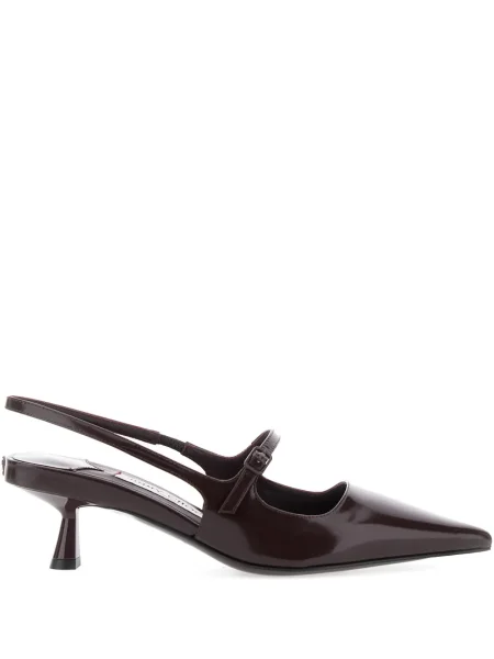 Pantofi cu toc Jimmy Choo slingback maro