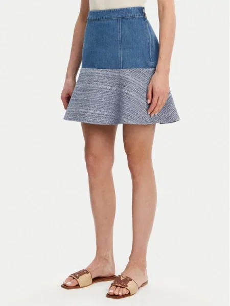 Guess Spódnica mini niebieski