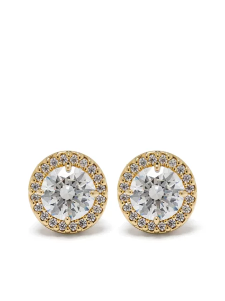 Cercei Swarovski auriu