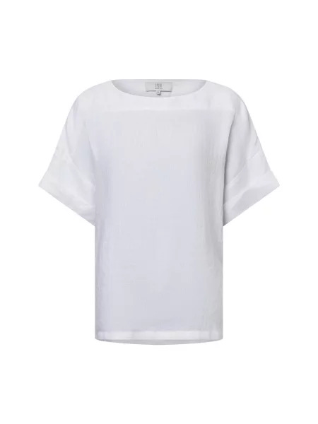 Ipuri Essentials Lniana bluzka Kobiety len jednolity 38 biały