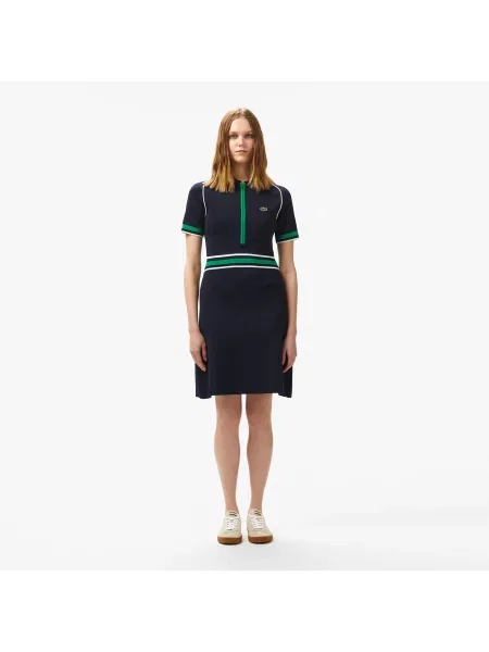 Классическое платье Lacoste синее