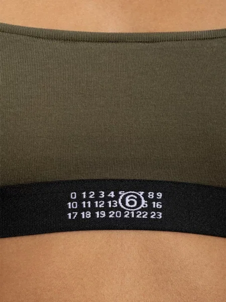 Σουτιέν Mm6 Maison Margiela με αυτόγραφο πράσινο