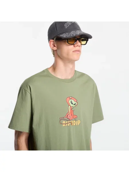 Tricou RIPNDIP Devil Alien Tee Dusty Forest L