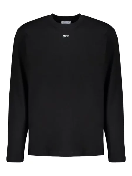 Tricou Off-white lung alb